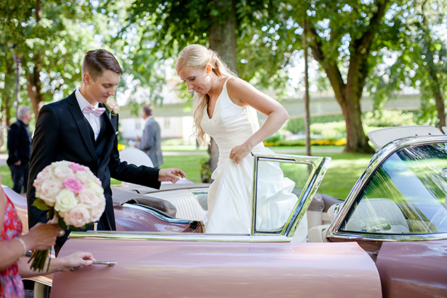 Ett bröllop och en rosa Cadillac